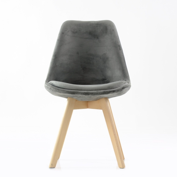 Стул Sephi темно-серый велюр