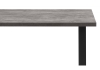 Стол деревянный Лиман 117 х 77 бетон светлый, черный матовый