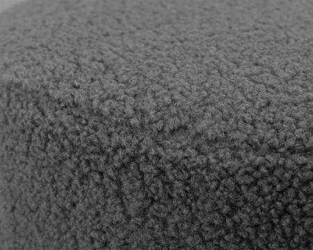 Пуф DANNY BLACK, темно-серое букле (16)