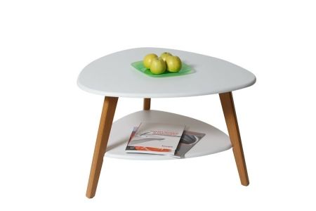 Стол журнальный Бруклин белый
