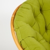 Кресло-качалка "PAPASAN" w 23 и 01 B с подушкой, мед, флок олива, 23 фото в интернет-магазине Stoolmarket