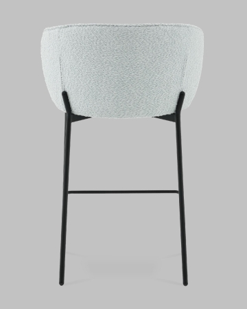 Стул полубарный Тисдейл букле светло-голубой