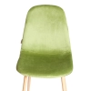 Стул BREEZE (mod. JSC-58) велюр и металл, зеленый и светлое дерево