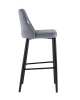 Стул полубарный лофт Терракс с деревянным сиденьем