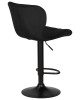 Стул барный BARNY черный велюр MJ9-101