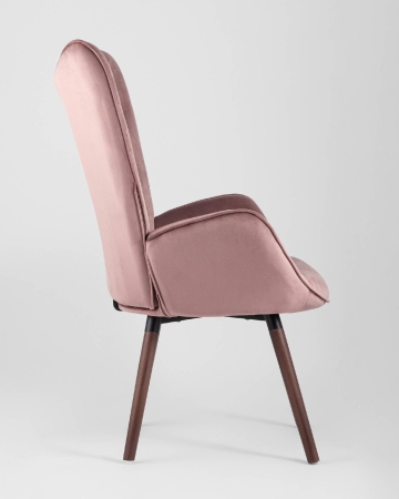 Стул Гранд велюр розовый
