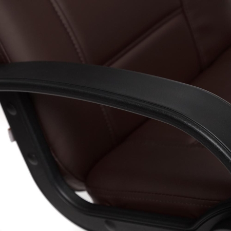 Кресло СН747 экокожа, коричневый