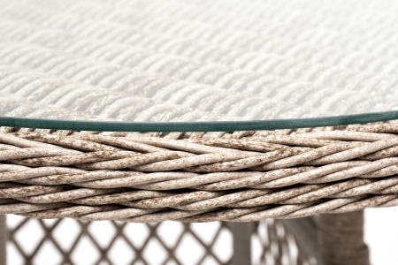 "Эспрессо–80 R" обеденная группа плетеная, цвет бежевый