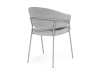 Стул на металлокаркасе Лео светло-серый (H-09), серый
