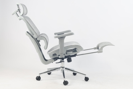 Кресло офисное TopChairs Vertus серая сетка