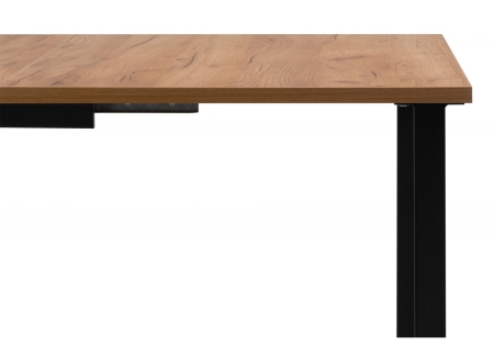 Стол деревянный Лиман 117 (157) x 77 дуб крафт золотой, черный матовый Стол деревянный Лиман 117 (157) x 77 дуб крафт золотой, черный матовый