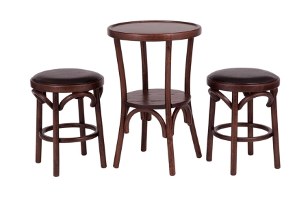 Стол кофейный Байер 700 темный тон