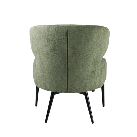 Кресло Робби букле зеленый MOSS 615
