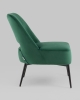 Кресло лаунж Бостон велюр зеленый