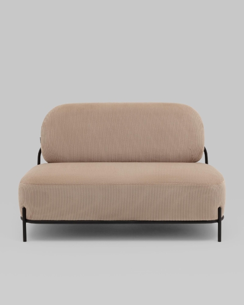 Диван Стоун велюр рельефный бежевый Диван Стоун велюр рельефный бежевый