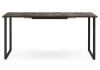 Стол деревянный Лиман 117 (157) x 77 бетон темный, черный матовый Стол деревянный Лиман 117 (157) x 77 бетон темный, черный матовый