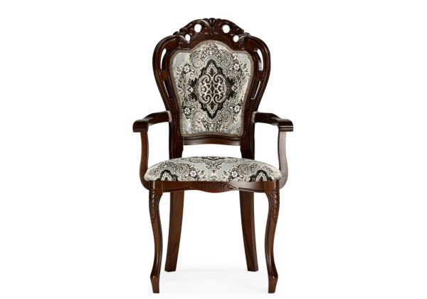 Стул деревянный Bronte муса чёрная вишня, патина Стул деревянный Bronte муса чёрная вишня, патина