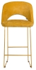 Кресло бар Lars Желт/Линк золото