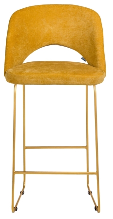 Кресло бар Lars Желт/Линк золото