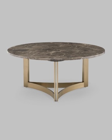 Журнальный столик Кассия 90*90 см темная керамика