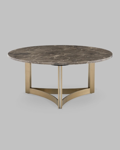 Журнальный столик Кассия 90*90 см темная керамика