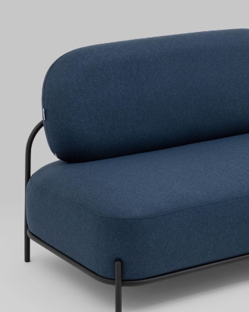 Диван Стоун рогожка синий