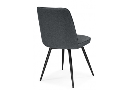 Стул на металлокаркасе Texas 3 поворотный темно-серый, черный