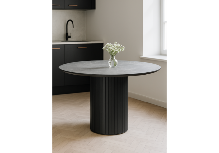 Керамический стол Гравент 110 dolmen cris sahara, черный
