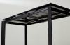 Стол CORNER 120 MATT BLACK MARBLE SINTERED STONE, BLACK