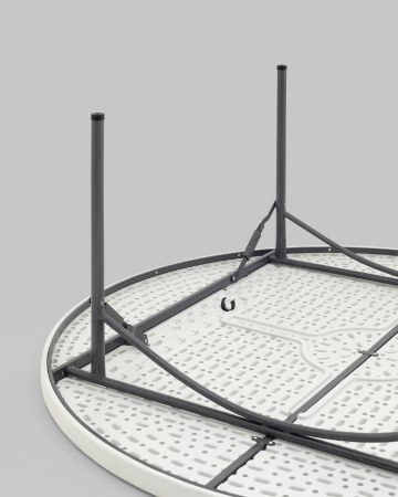 Стол круглый складной пластиковый Кейт 180