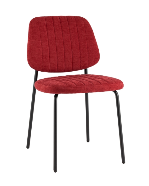 Стул обеденный Patrys бордовый шенилл