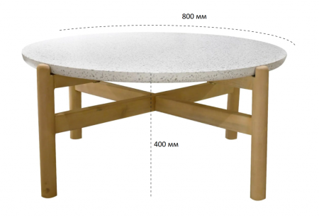 Комплект деревянной плетеной мебели Tagliamento Talara