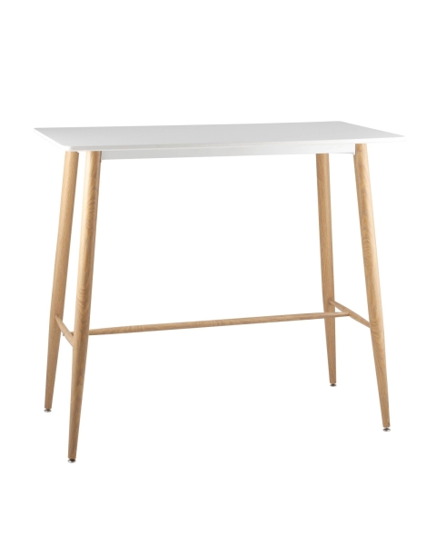Стол барный Eames NEW DSW 120*60*106 белый Стол барный Eames NEW DSW 120*60*106 белый