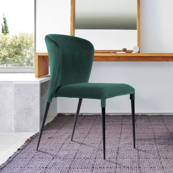 Стул Albert (Альберт) бархат зеленый Стул Albert (Альберт) бархат зеленый