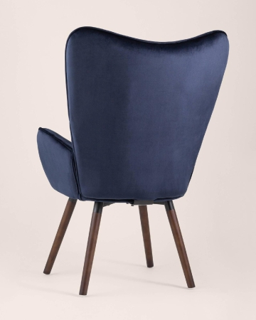 Стул Гранд велюр синий