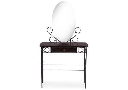 Стол деревянный Клео 3 черный, венге