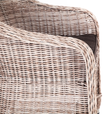 "Равенна" плетеное кресло из искусственного ротанга, бежевый