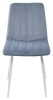 Стул DUBLIN G108-56 пудровый синий велюр, белый каркас