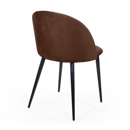Стул Thomas бархат коричневый