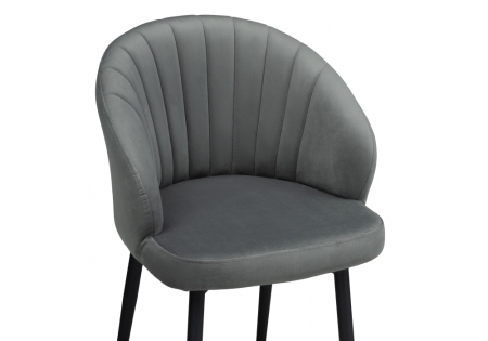 Стул на металлокаркасе Бэнбу крутящийся MR-11, черный