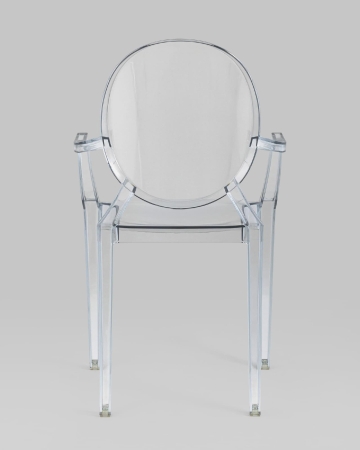 Стул Victoria Ghost с подлокотниками прозрачный