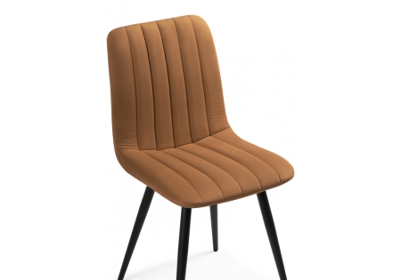 Стул на металлокаркасе Дани терракотовый (zd 432), черный np