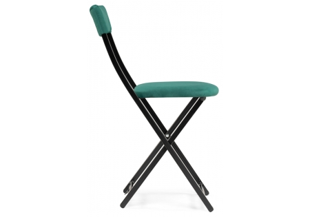 Стул на металлокаркасе Elevis зеленый, черный