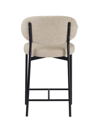 Стул полубарный MASO букле бежевый MOSS 130