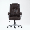 Кресло для руководителя K-6 коричневая экокожа