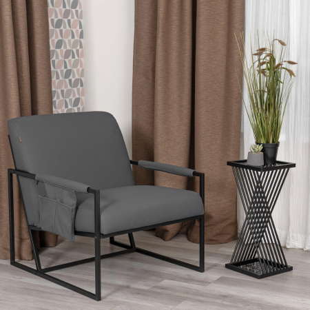 Кресло Charli LUX/Чарли Люкс серый