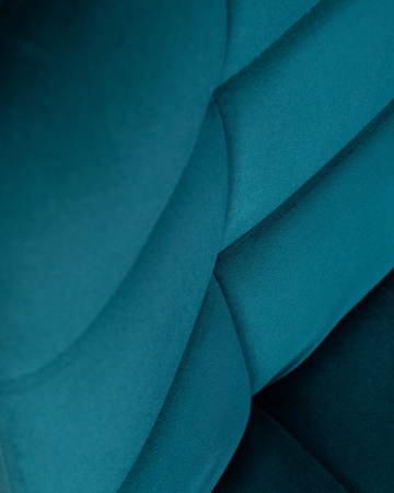 Набор 2 шт Стул барный TAILOR WHITE, морской волны велюр (MJ9-99)