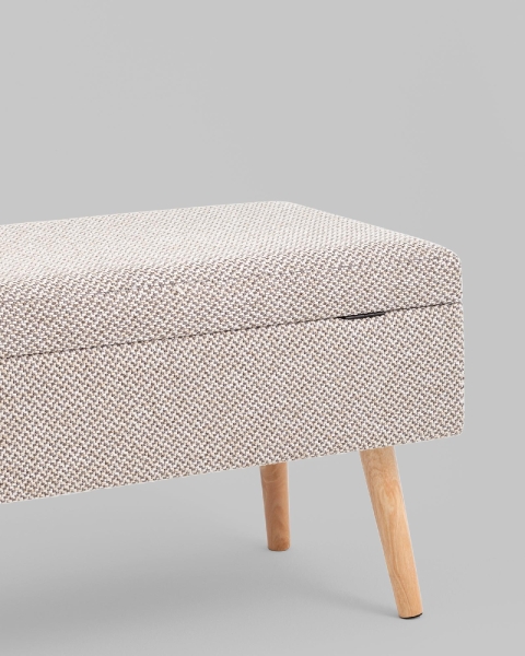 Банкетка Сторми с ящиком серый Банкетка Сторми с ящиком серый