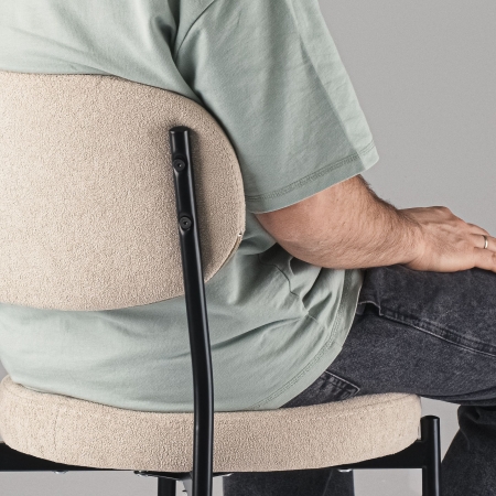 Стул Maso букле бежевый MOSS 130