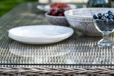 "Эспрессо" обеденная группа плетеная, цвет бежевый